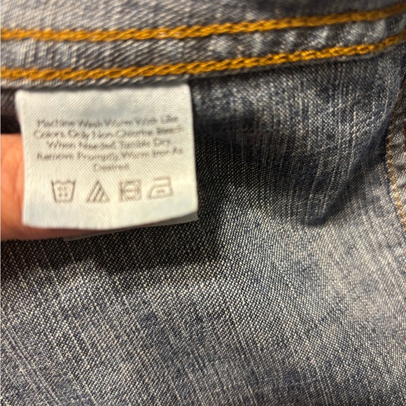 Vintage Eddie Bauer Denim Women’s Chore Jacket Size S - Picture 10 of 11